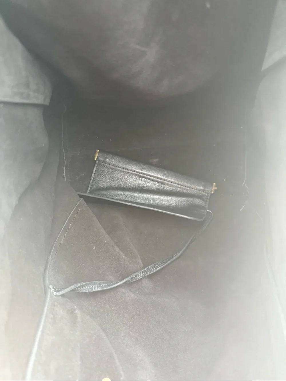 Kempton & Co.  Black Tote Bag with Gold Stud Accent - Women Bags